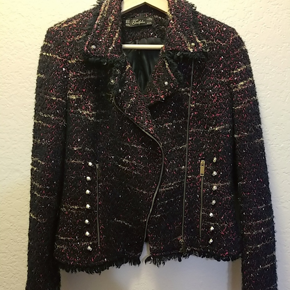 Zara tweed blazer 💕